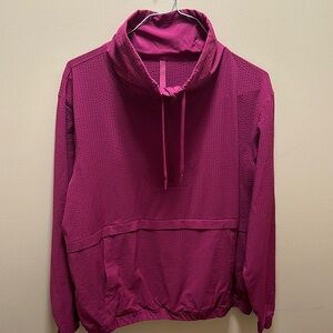 Vibrant Pink Pullover Jacket